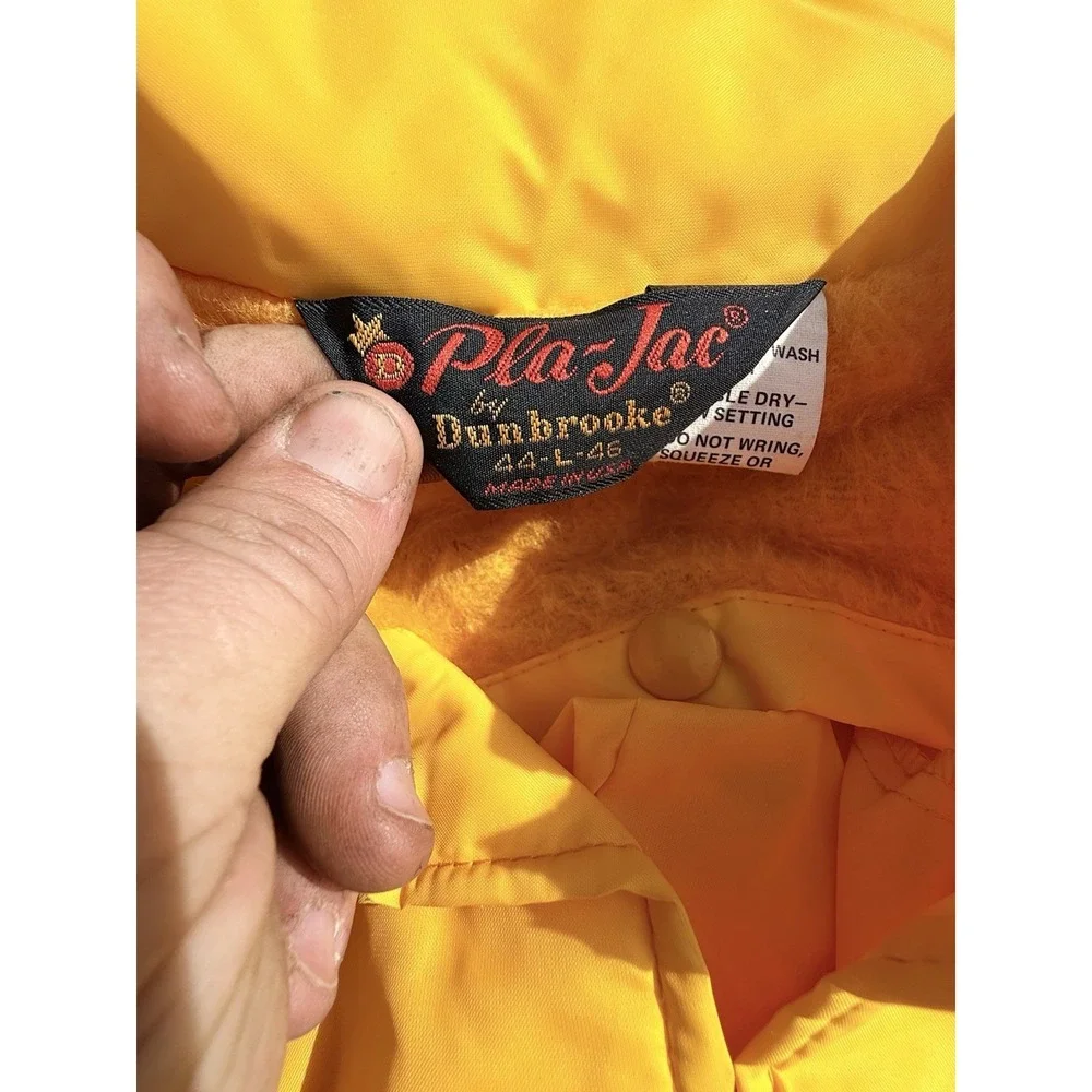 Vintage JW Hybrids Seed Corn Jacket Pla-Jac Dunbrooke 44-46 Grand Junction Iowa